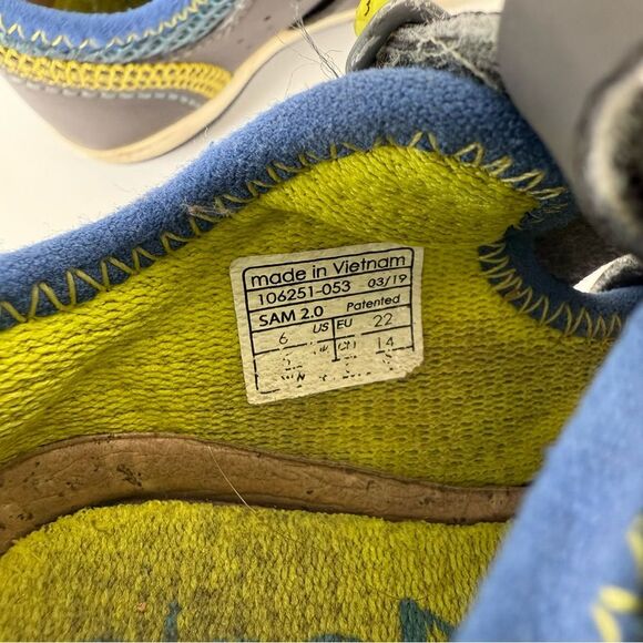 Plae Sam 2.0 Fisheman Sandals Steel Kids Size 6 - Picture 9 of 9